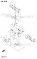 HANDGRIPS   LEVERS  for Suzuki V-STROM 250 2020