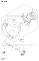 HEADLIGHT50RLZ) for Suzuki V-STROM 250 2020