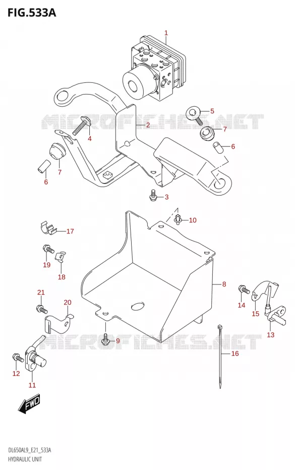 ABS SYSTEM Suzuki MOTO 650 V-STROM 2019  DL650XA L9 (E21)