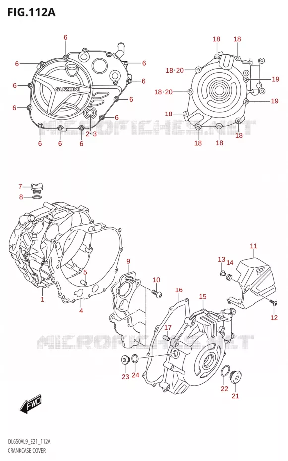 CASING Suzuki MOTO 650 V-STROM 2019  DL650XA L9 (E21)
