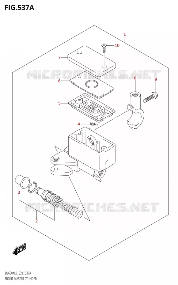 FRONT MASTER CYLINDER Suzuki MOTO 650 V-STROM 2019  DL650A L9 (E21)