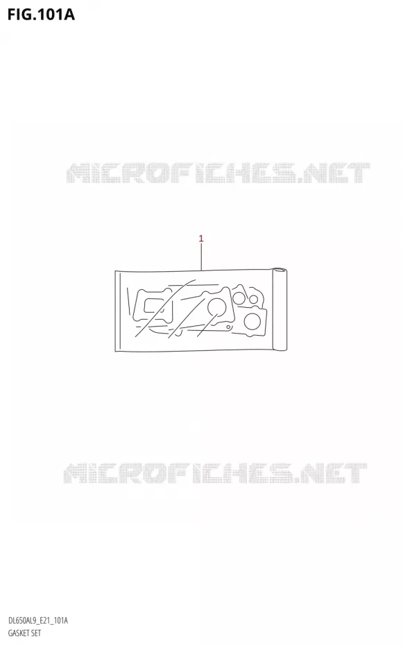 GASKET SET Suzuki MOTO 650 V-STROM 2019  DL650A L9 (E21)