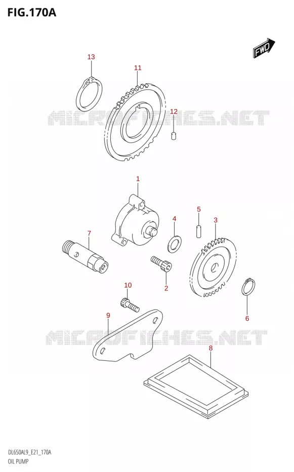 OIL PUMP Suzuki MOTO 650 V-STROM 2019  DL650XA L9 (E21)
