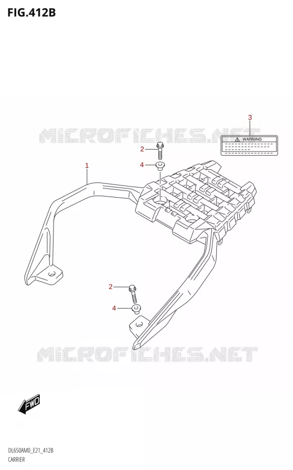 CARRIER Suzuki MOTO 650 V-STROM 2020  DL650A M0 (E21)