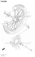 FRONT WHEEL for Suzuki DR-Z 125 2019