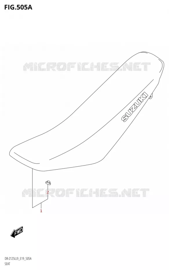 SEAT Suzuki MOTO 125 DR-Z 2019  DR-Z125L L9 (E19)