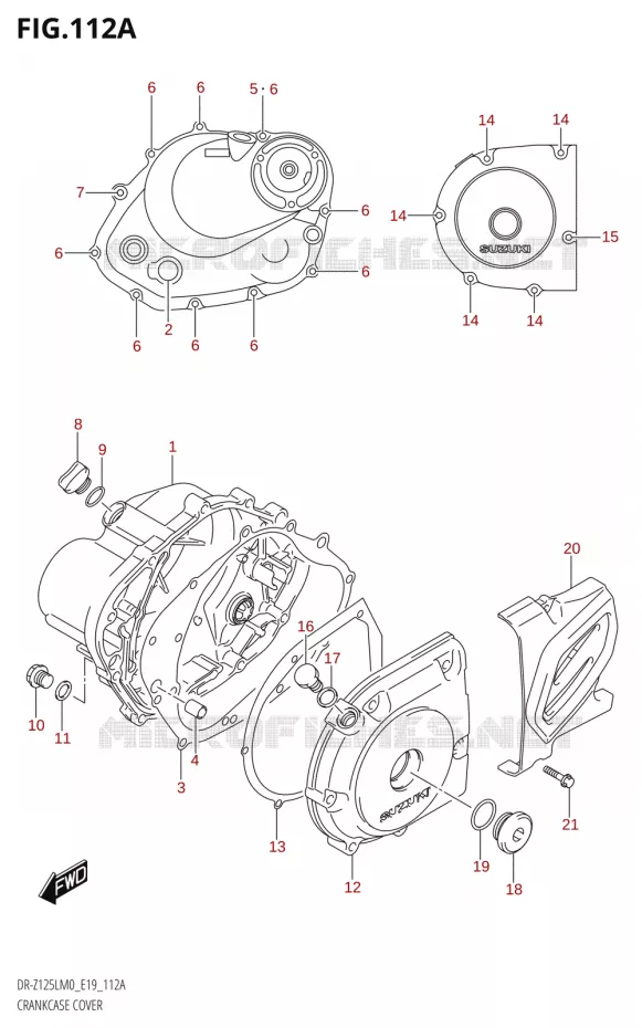 CASING Suzuki MOTO 125 DR-Z 2020  DR-Z125L M0 (E19)
