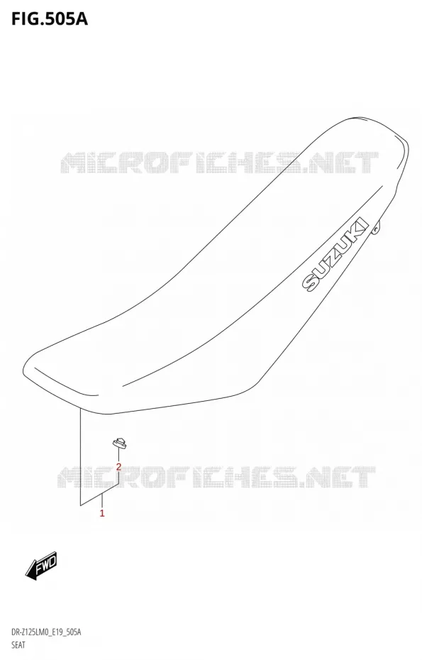 SEAT Suzuki MOTO 125 DR-Z 2020  DR-Z125L M0 (E19)