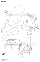 FAIRING (GSX S1000FYAUF:L9:E21) for Suzuki GSX-S 1000 2019