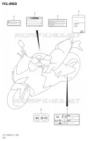 LABEL (GSX S1000FAUF:L9:E21) for Suzuki GSX-S 1000 2019