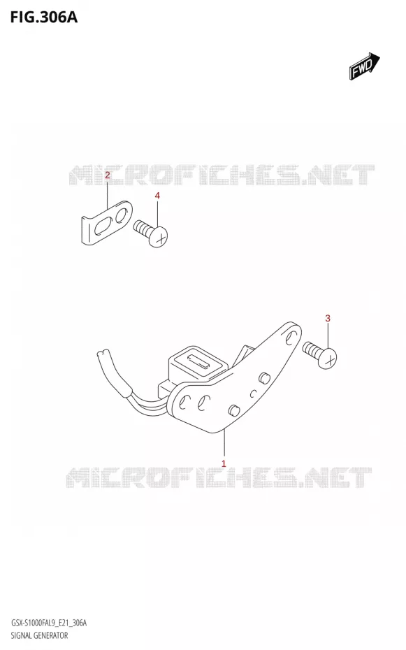 GENERATOR SENSOR Suzuki MOTO 1000 GSX-S 2019  GSX-S1000FZA L9 (E21)