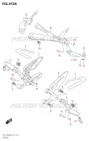 FOOTREST for Suzuki GSX-S 1000 2020