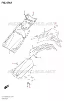 REAR FENDER for Suzuki GSX-S 1000 2020