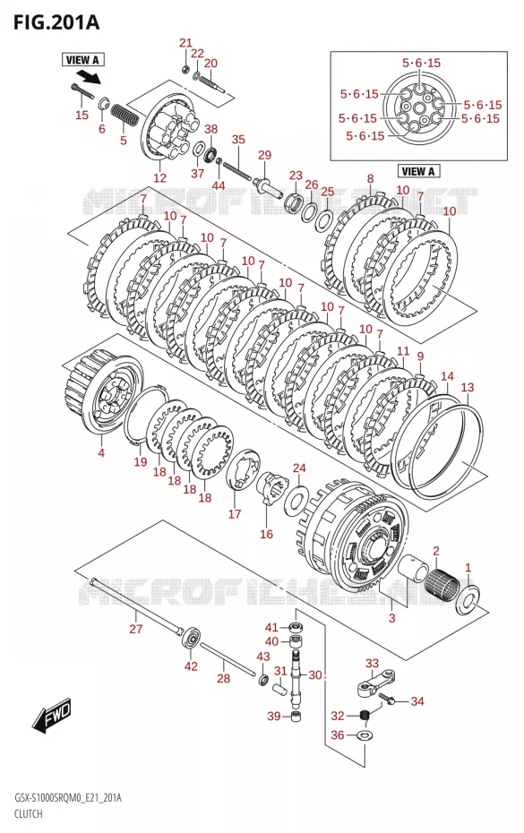 CLUTCH Suzuki MOTO 1000 KATANA 2020  GSX-S1000SRQ M0 (E21)