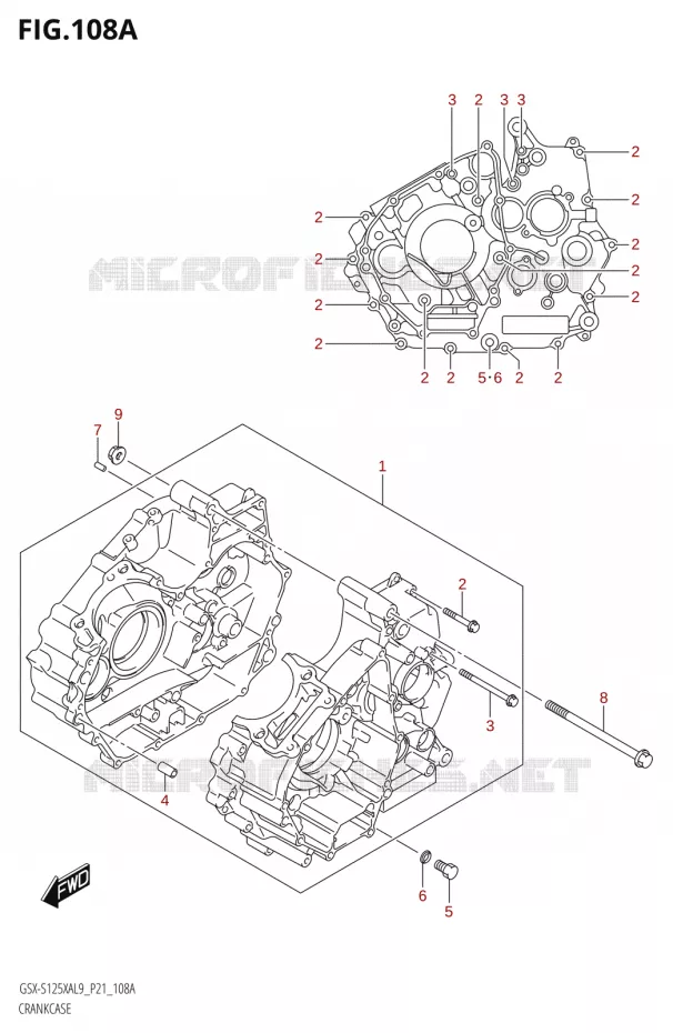 CASING Suzuki MOTO 125 GSX-S 2019  GSX-S125XA L9 (P21)