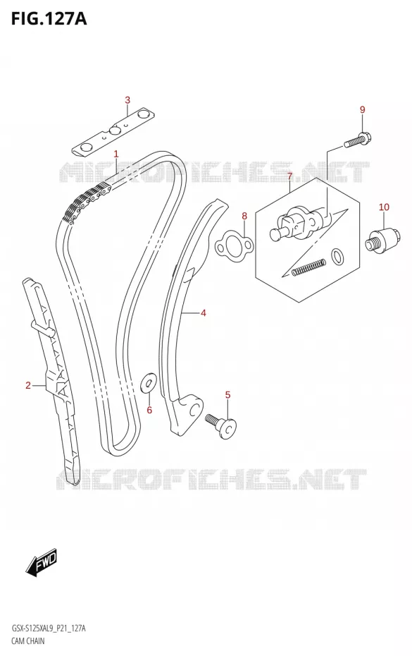 TIMING Suzuki MOTO 125 GSX-S 2019  GSX-S125XA L9 (P21)