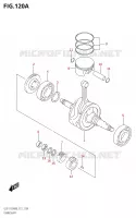 CRANKSHAFT for Suzuki GSX-S 125 2020