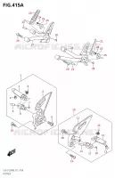 FOOTREST for Suzuki GSX-S 125 2020