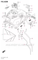 FUEL TANK ESS (GSX S125XAM0 P21) for Suzuki GSX-S 125 2020