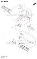 HANDGRIPS   LEVERS  for Suzuki GSX-S 125 2020