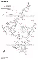 REAR FAIRINGS (GSX S125AM0 P21) for Suzuki GSX-S 125 2020