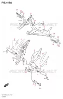 FOOTREST for Suzuki GSX-S 750 2018