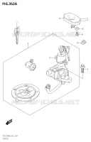 LOCK SET for Suzuki GSX-S 750 2018