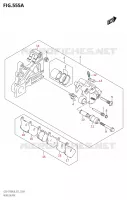 REAR CALIPER for Suzuki GSX-S 750 2018
