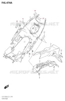 REAR FENDER for Suzuki GSX-S 750 2018