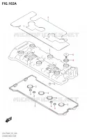 CYLINDER HEAD COVER for Suzuki GSX-S 750 2019