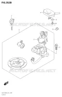 LOCK SET (GSX S750YA:L9:E21) for Suzuki GSX-S 750 2019