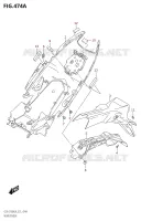 REAR FENDER for Suzuki GSX-S 750 2019