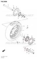 REAR WHEEL (GSX S750A:L9:E21) for Suzuki GSX-S 750 2019