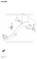 BRAKE PEDAL for Suzuki RM-Z 250 2019