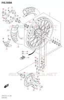 REAR WHEEL for Suzuki RM-Z 250 2019