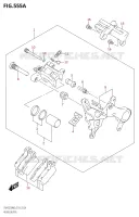 REAR CALIPER for Suzuki RM-Z 250 2020