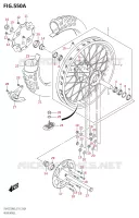 REAR WHEEL for Suzuki RM-Z 250 2020