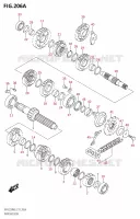 TRANSMISSION for Suzuki RM-Z 250 2020