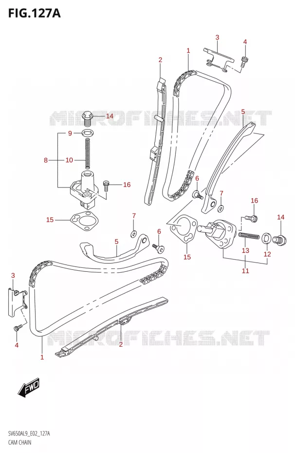 TIMING Suzuki MOTO 650 SV 2019  SV650A L9 (E02)