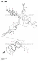 CRANKSHAFT for Suzuki SV 650 2020