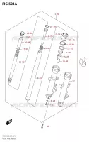 FRONT FORKRTISSEUR AVT (SV650A,SV650AU) for Suzuki SV 650 2020
