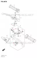 HANDGRIPS   LEVERS  for Suzuki SV 650 2020