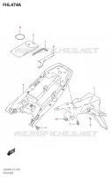 REAR FENDER for Suzuki SV 650 2020