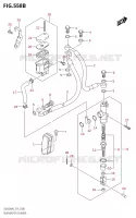 REAR MASTER CYLINDER for Suzuki SV 650 2020