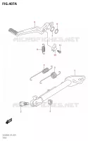 STANDLE (SV650A,SV650AU) for Suzuki SV 650 2020