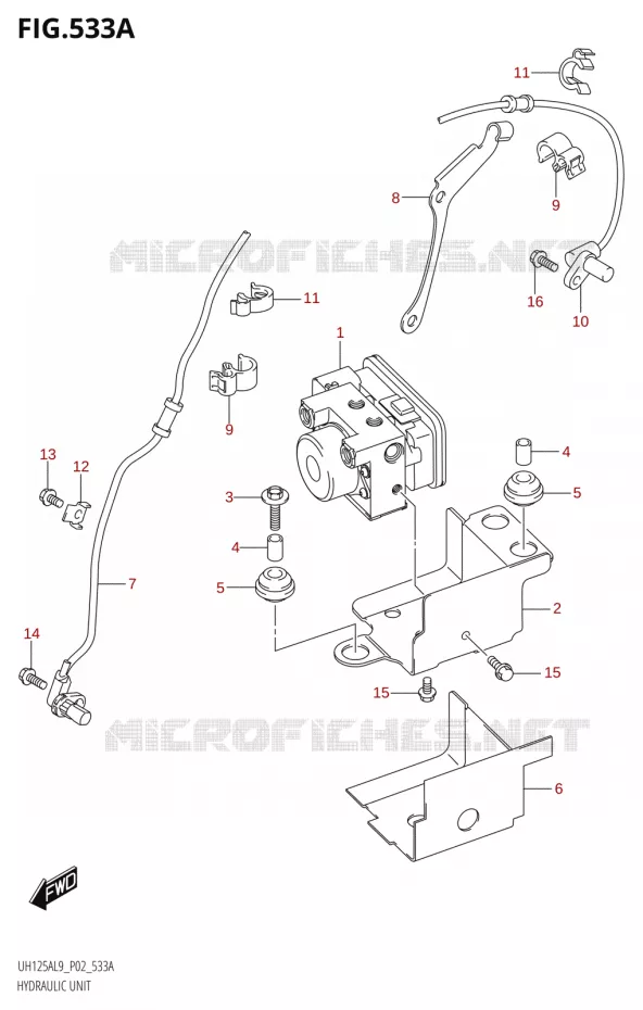 ABS SYSTEM Suzuki SCOOTER 125 BURGMAN 2019  UH125A L9 (P02)