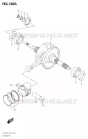 CRANKSHAFT for Suzuki BURGMAN 200 2019