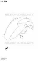 FRONT FENDER for Suzuki BURGMAN 200 2019