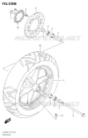 FRONT WHEEL for Suzuki BURGMAN 200 2019