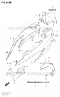 REAR FAIRING for Suzuki BURGMAN 200 2019